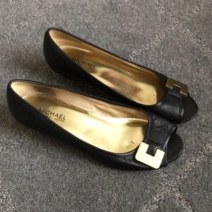 Michael Kors Peep toe wedges